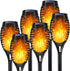 LNRYY Outdoor Solar Lights, 6Pack Solar Torch Light with Flickering Flame, Solar