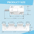 Sliding Door Lock Window Locks for Patio Sliding Glass Door Foot Locks for Front Door Security Bar Stoppers Top