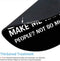 Dog Quote Round Mouse Pad - Funny Letter Black White Customized Non-Slip Rubber Gaming Mouse Pad 7.9"X7.9"