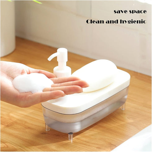 MoHAGMOLO 20010125 Soap Dispenser Kitchen Sink Dishwashing Liquid Large-Capacity Hand Sanitizer Bottle, Creative Soap