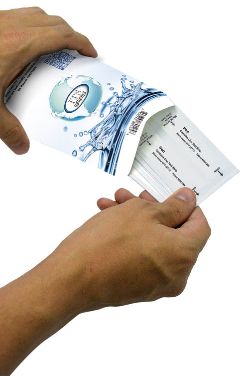 Industrial Test Systems SenSafe 480125 Iron Check, Pack of 30 Test Strips, 0-5ppm Range