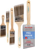 Pro Grade Paint Brushes - 5 Pack Variety Angle Paint Brushes