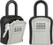 Key Lock Box, Portable Lockbox for House Key, 4 Digit Combination Key Safe Storage, Waterproof Wall Mounted