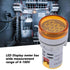 YWBL-WH DC Voltage Display, Digital LED Voltmeter 6-100V Monitor Round Lamp Tester Indicator Light Panel