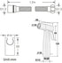 VNFOCRQJH Set Set) Handheld Bidet Sprayer Kit, Black Toilet Bidet Faucet, Wall Mounted Stainless Steel Bathroom Cloth