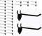 30 Packs 6-inch Long Metal Pegboard Hooks, Standard Hooks for Pegboard Panels