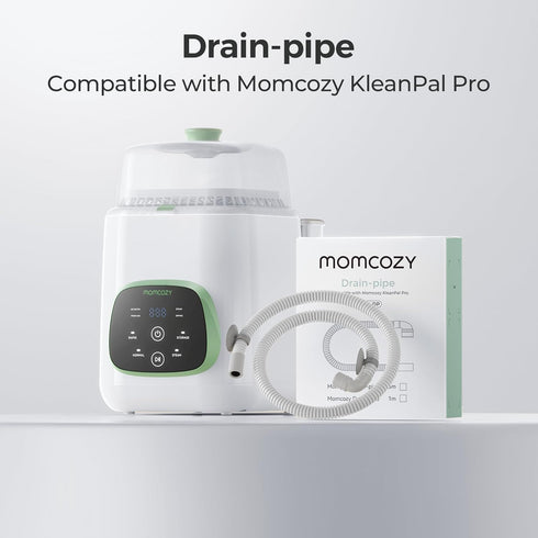 Momcozy (1M) Soft & Safe Drain Hose for KleanPal Pro Baby Bottle Washer Flexible, Durable Replacement Accessory