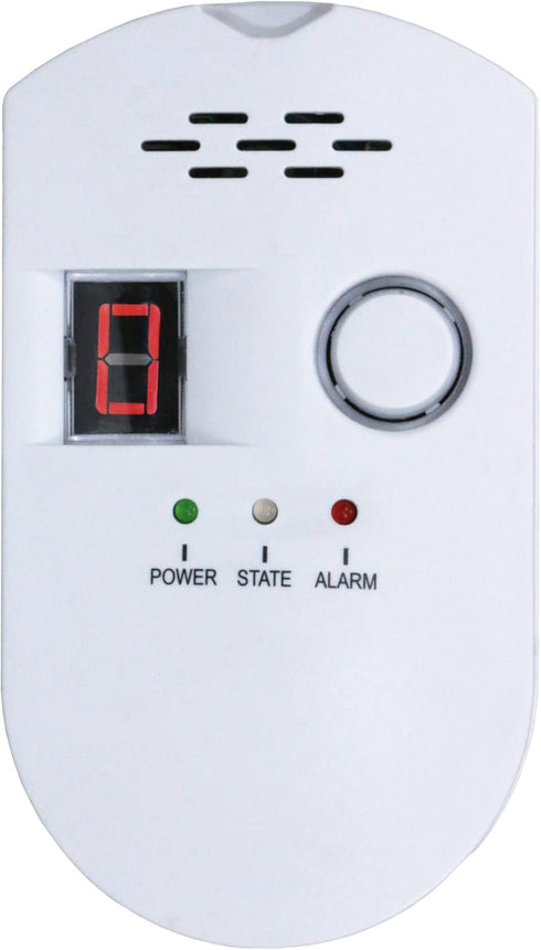 Natural Digital Gas Detector, Home Gas Alarm, High Sensitivity LPG LNG Coal Leak Detection Monitor Sensor