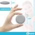 Neoera 1.57" Round Soft Rubber Door Stopper Wall Protector, Premium Self Adhesive Door Bumper, 8 Pack