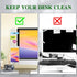 Office Desk Accessories, Computer Monitor Memo Board, Multifunction Sticky Note Holder - 2pcs