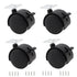 MovFlax 2 Inch Caster Wheels Replacement Furniture Casters with Brake Set of 4,