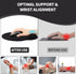 Mouse Pad Wrist Support - Ergonomic Gel Mouse Pad with Wrist Rest, Comfortable for Laptop, Black Marble