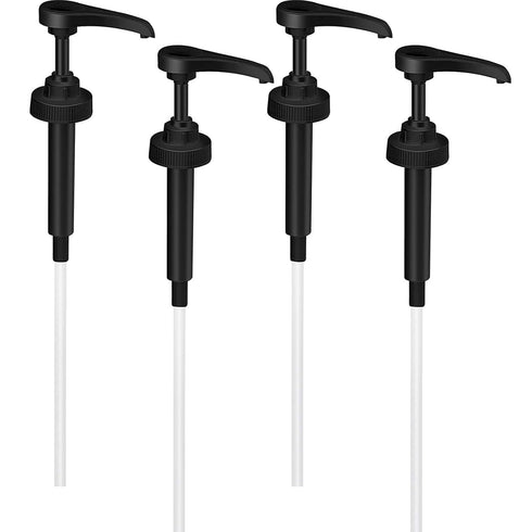 Mudder 4 Pieces Gallon Pump Dispenser - BPA-Free Pump Lid Replacement for 1 Gallon Jug and Containers
