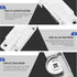 Window Sash Locks - 4 Pack Replacement Sash Locks, White, Fits Vinyl Sliding Windows for Anti-Theft