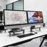 2 Pack HD01B-203 Hemudu Computer Monitor Riser | Triangle Save Space Desktop Corner Stand for Computer Monitor & Laptop