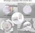White Self Adhesive Dots 500pcs (250 Pairs) - 1" Diameter Square Hook and Loop Dots for School, Office