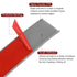 U-Shape Edge Banding 1-1/4" x 9.8ft, Self Adhesive TPE Flexible Veneer Edging for Furniture Cabinet Repair, Gray
