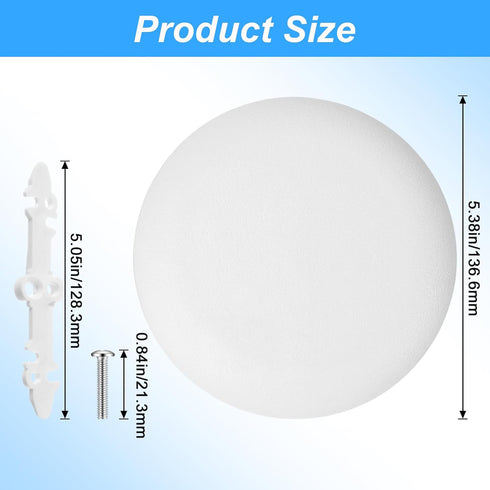 Elegaperma Electrical Box Cover, Ceiling Cover, Round Ceiling Hole Cover Plate with Mounting Bracket for Light Fixtures