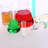 ULTECHNOVO Glass Conical Beaker with Spout, Wide Mouth 10ml Graduated Measuring Cup, Mini Glass Scale for Lab Kitchen