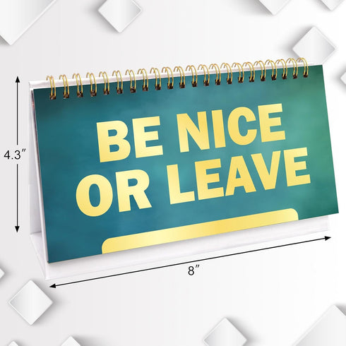 Funny Desk Flip Accessories Flip-Over Messages Desktop Novelty Gifts For Colleagues Office Supplies