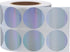Hybsk Holographic Silver Labels, 1000pcs Color Coding Dots, 1 Inch Round Dot Stickers