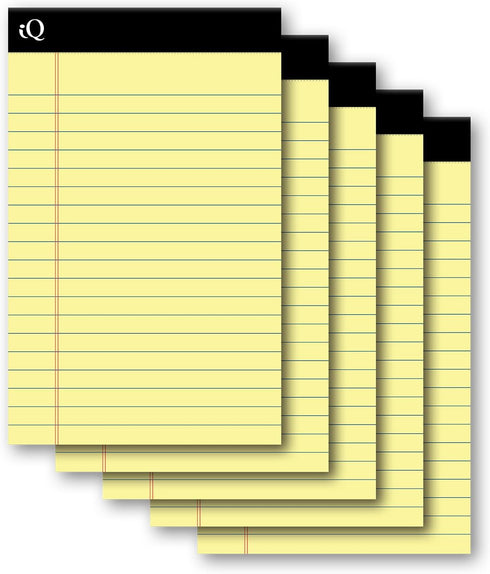 iScholar Canary Legal Pad - 5 Pack (95805)