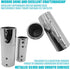 Handrail Straight Pipe Fitting Connector, AICWIOO 7/8 Inch 316 Stainless Steel 2-Way Tube Connector for Deck Yacht