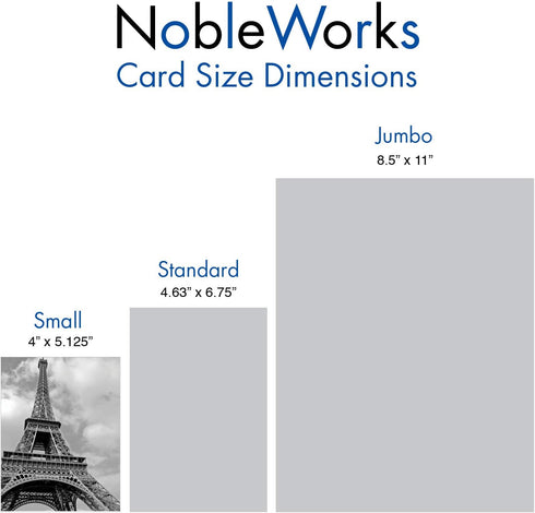 The Best Card Company - 20 All Occasion Blank Greeting Cards (4 x 5.12 Inch) - Towering Paris AM7028OCB-B2x10 (10