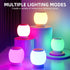 Bullishman Dimming, timed,8000mAh RGB ambient night light, Eye Caring, Multiple color variations, Stepless Touch Night