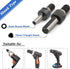 Mesee 6 in 1 Electric Drill Conversion Angle Grinder Adapter Kit, 6mm & 10mm Arbor Mandrel with Spanner