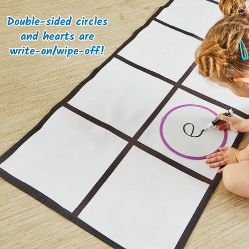 hand2mind Set, Elkonin Box Floor Mat Activity Phonemic Awareness, Phonics Games, Science of Reading Classroom