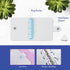 SOUL MAMA Mini A8 Binder Wallet with Cash Envelopes, Cute Blue Money Organizer for Budgeting