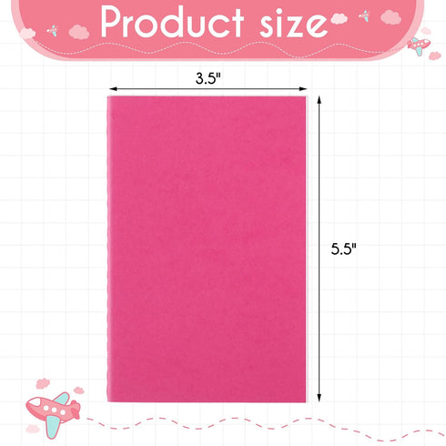 Yexiya Mini Notebooks Set, 100 Packs Colorful Lined Pocket Notepad, 3.5 x 5.5 Inch, 20 Colors for School Kids