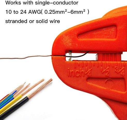 BOENFU Automatic Wire Stripper and Cutter - 2 in 1 Heavy Duty Adjustable Eagle Nose Tool for Repairs