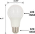 Westinghouse Lighting 5297020 9 Watt A19 Daylight LED Light Bulb, 60 Watt Equivalent, 6 Pack