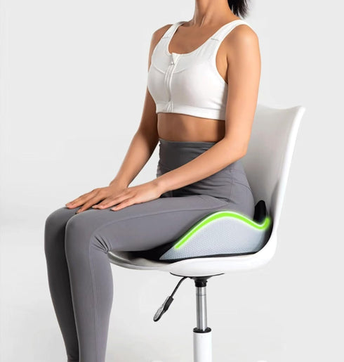 MGEMJMJ Memory Foam Seat Chair Cushion, Comfortable and Breathable Seat Cushion for Office Chair, Ergonomic Large Seat