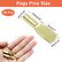 Piutouyar 6mm 30 Closet Shelf Pegs Pins, Pcs Spoon Shape Shelf Support Pins, Metal Cabinet Shelf Bracket Pegs Shelf