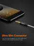 3.5mm 0.45meter(18inches), 1/8 CableCreation Aux Cable Short Male to Male Audio Auxiliary Cord Braided Hi-Fi Sound