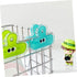 BESTOYARD Small Eye Clip, 8pcs, Cute Binder Folder Decorative Binder Food Sealing Clips, Creative Binder Clips
