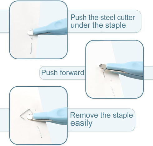 Professional Magnetic Staple Remover Tool, Puller Staple Removal Tool for School Office Home (3PCS)