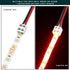 25 Pack 2 Pin 8mm LED Tape Light Connectors with Screwdriver, Tighten Screw Terminal Blocks for 5v 12v 24v Monochrome