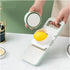 CJNDYFXCA 2) Multifunctional Stainless Steel Vegetable Shredder and Cutter - Compact Potato and Cucumber Slicer