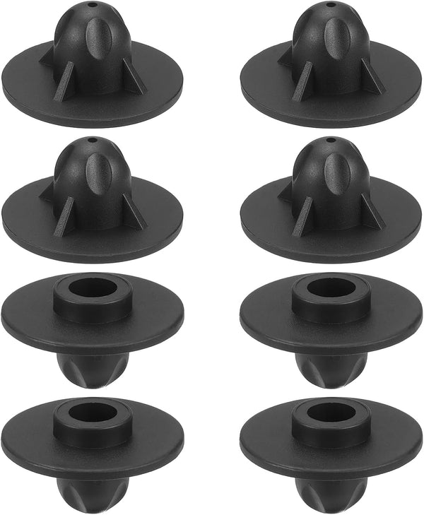 uxcell 8Pcs Camping Chair Foot Cover, 0.51 Inch Plastic Table Legs Feet