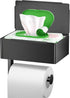 Toilet Paper Holder with Shelf - SUS304 Stainless Steel Toilet Paper Storage