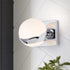 3008/1WB 5 1-Light Warehouse of Tiffany Sani in, Indoor Chrome Finish Wall Sconce with Light Kit