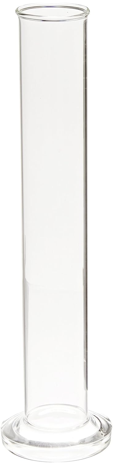 United Scientific HYC500 Borosilicate Glass Hydrometer Cylinder with 500ml Capacity
