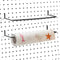 AccEncyc 2 Pack Pegboard Towel Holder Pegboard Hooks for Paper Towels, Kitchen Towels,