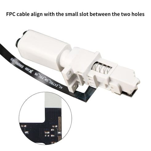 3D A1/ A1 Printer Accessories Mini Feed Hall Board: Filament Sensor Replacement with Ribbon FPC Cable for Detecting