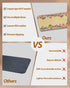 BOHOOSKYLAR 4 8"x30" Ice Cream Stair Treads Cake Vintage Cotton and Linen Background Indoor Non Slip Peel and Stick