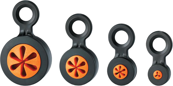 Hand Tool Attachment Slips, Easy Slide On Design, Connects to Tool Lanyards, Variety Pack, 4-Pack